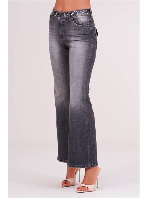 Jeans a zampa Gold Digger Denim | A26W043PDENIM NERO